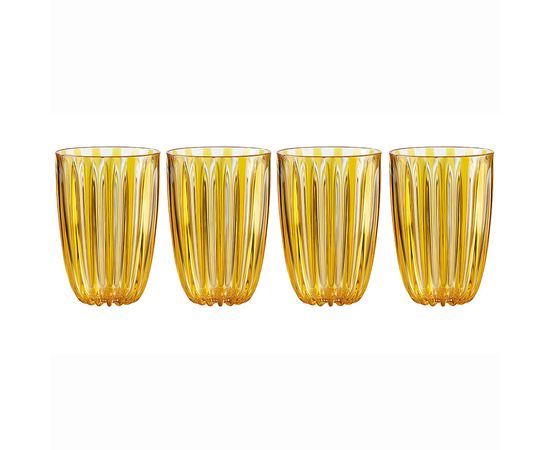 Набор из 4-х стаканов Dolcevita, 470 мл, янтарные, Guzzini