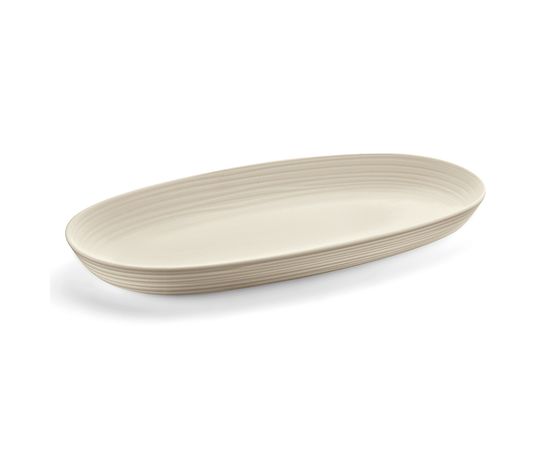 Блюдо сервировочное Tierra, 22,9х41х4,2 см, бежевое, Guzzini