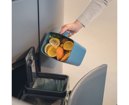 Контейнер для пищевых отходов Bio Wasty голубой, Guzzini, изображение 4