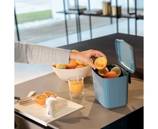 Контейнер для пищевых отходов Bio Wasty голубой, Guzzini, изображение 3