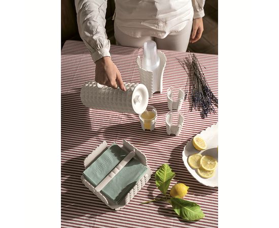 Кувшин Tiffany, 1,75 л, молочно-белый, Guzzini, изображение 3