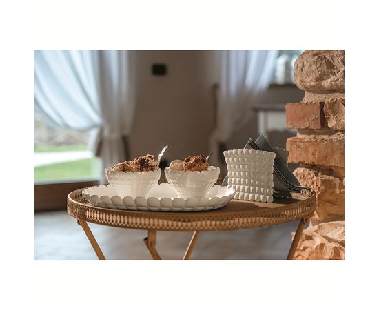 Поднос сервировочный Tiffany, 32х22,5 см, молочно-белый, Guzzini, изображение 4