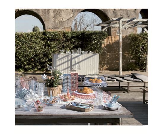 Блюдо для торта с крышкой Tiffany, 36 см, прозрачное, Guzzini, изображение 5