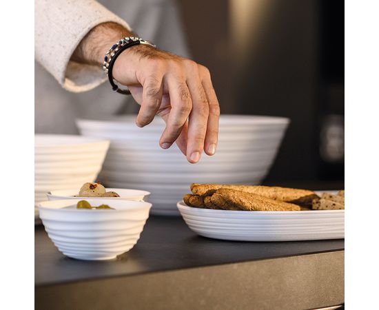 Блюдо сервировочное Tierra, 22,9х41х4,2 см, молочно-белое, Guzzini, изображение 2