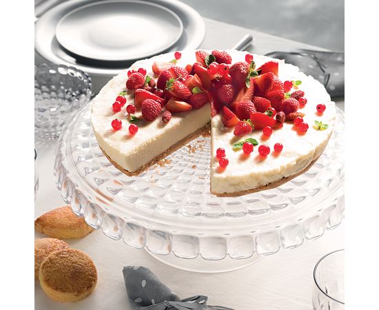 Блюдо для торта с крышкой Tiffany, 36 см, прозрачное, Guzzini, изображение 2