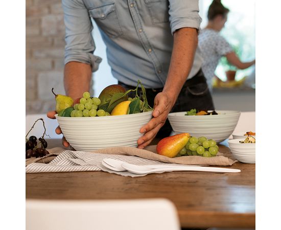 Салатник Tierra, ?30 см, молочно-белый, Guzzini, изображение 2