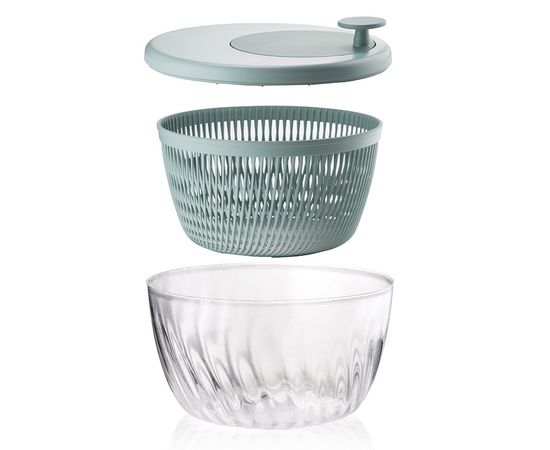 Сушилка для салата Twist&Dry, зеленая, Guzzini, изображение 3