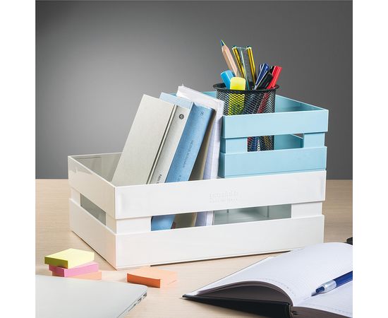 Ящик для хранения Tidy&Store, 30,5х22,5х11,5 см,  белый, Guzzini, изображение 2