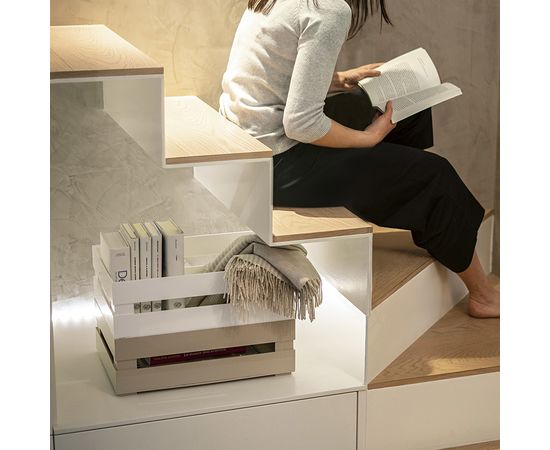 Ящик для хранения Tidy&Store 45х31х15 см, белый, Guzzini, изображение 3