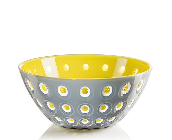 Салатник Le Murrine, 25 см, желто-серый, Guzzini