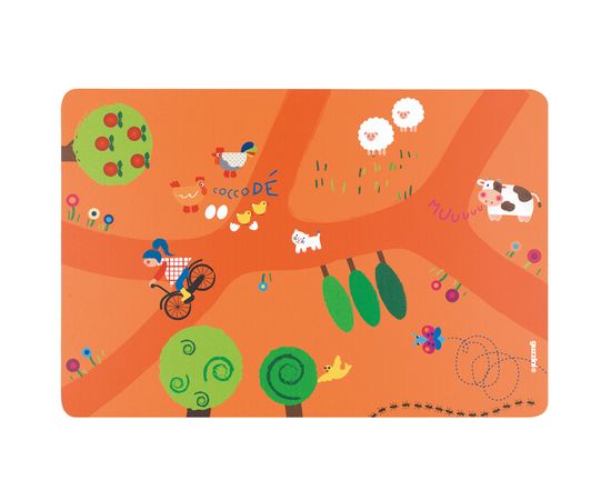 Салфетка подстановочная детская On the Road, оранжевый, Guzzini