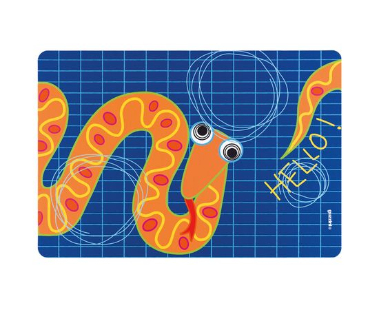 Салфетка подстановочная детская Hello, Змея, Guzzini