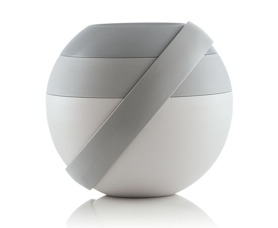 Ланч-бокс для салатов Zero Chilled, серый, Guzzini