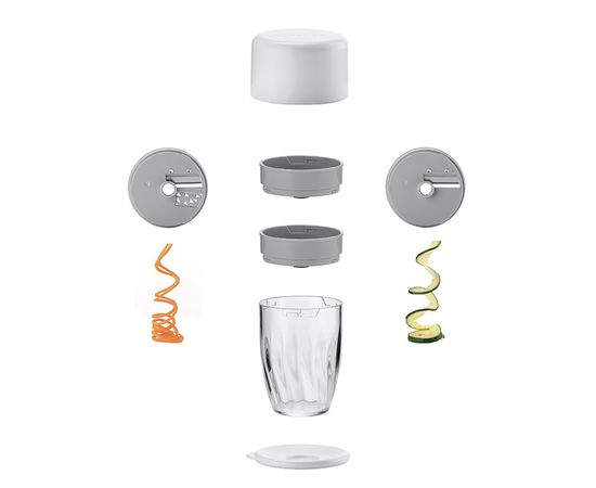 Терка-спиралайзер Spiralize&Go, белая, Guzzini, изображение 6