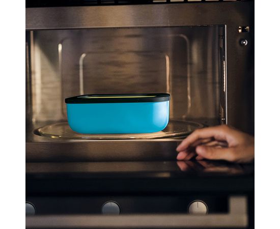 Ланч-бокc On The Go, 900 мл, желтый-синий, Guzzini, изображение 2