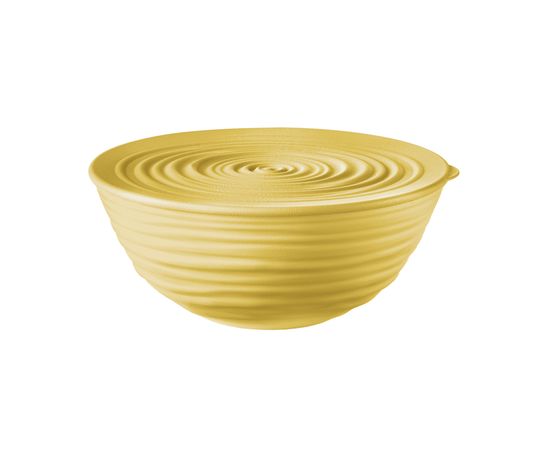Миска с крышкой Tierra, 18 см, желтая, Guzzini