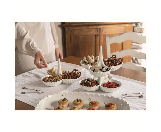 Менажница Tiffany, молочно-белая, Guzzini, изображение 2