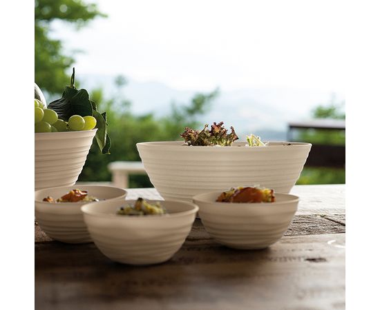 Салатник Tierra, 25 см, бежевый, Guzzini, изображение 3