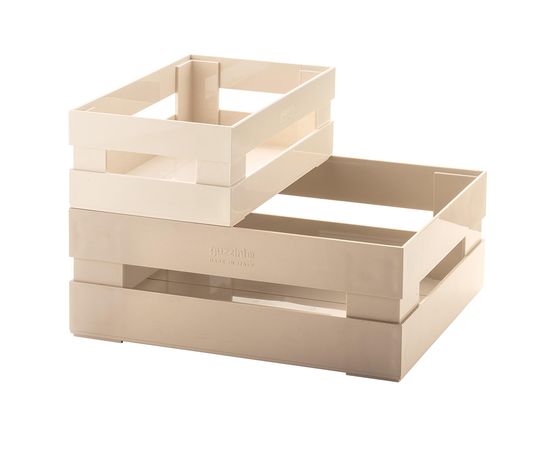 Набор ящиков Tidy&Store, бежевый, 2 шт., Guzzini