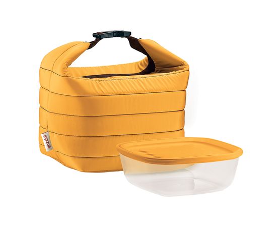 Набор из термосумки и контейнера Handy, 1,4 л, оранжевый, Guzzini