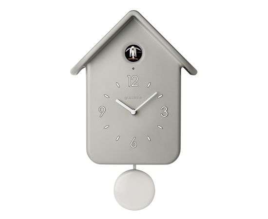 Часы с кукушкой QQ, серые, Guzzini