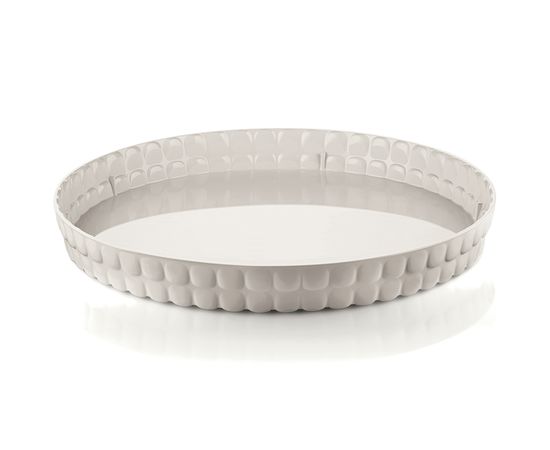 Поднос сервировочный Tiffany, 35,6 см, молочно-белый, Guzzini