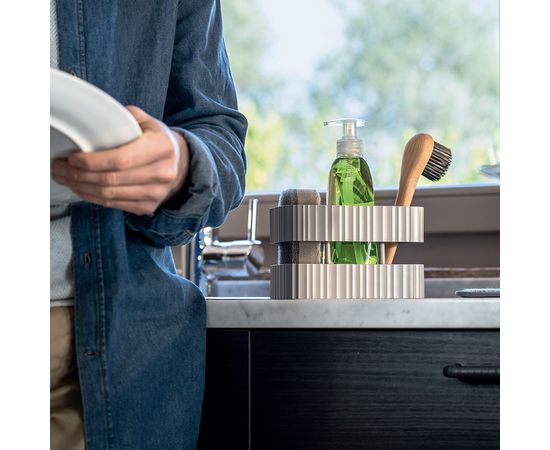 Органайзер для раковины Tidy&Safe, молочно-белый, Guzzini, изображение 3