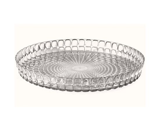 Поднос сервировочный Tiffany, 35,6 см, серый, Guzzini