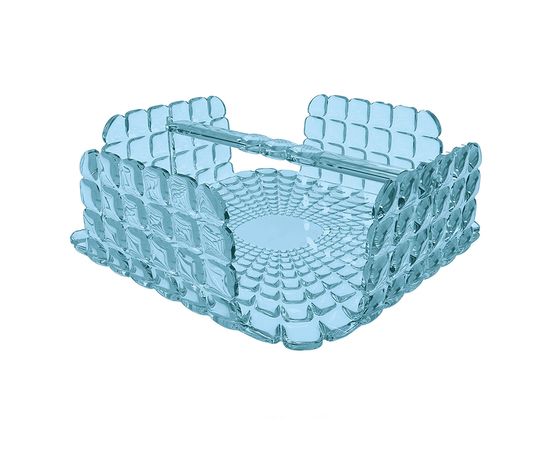 Салфетница квадратная Tiffany, голубая, Guzzini
