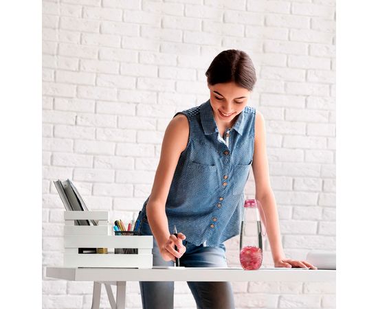 Ящик для хранения Tidy&Store, 22,4х5,4х8,7 см, светло-серый, Guzzini, изображение 5