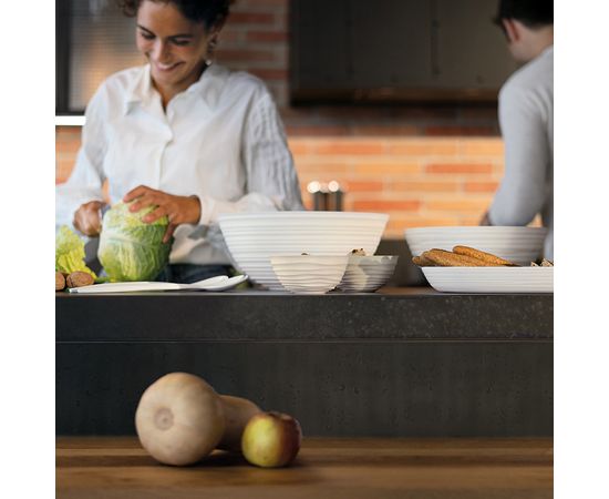 Салатник Tierra, ?30 см, молочно-белый, Guzzini, изображение 5