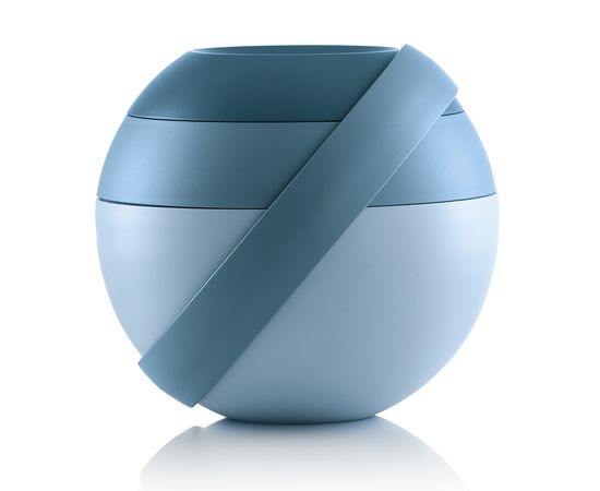 Ланч-бокс для салатов Zero Chilled, синий, Guzzini