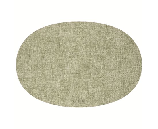 Салфетка подстановочная овальная двухсторонняя Fabric, мятная, Guzzini