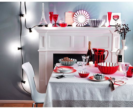 Салатник Grace, ?25 см, акрил, белый, Guzzini, изображение 2