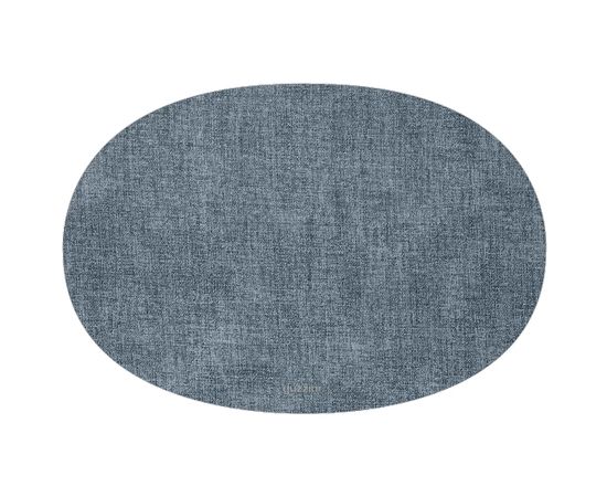 Салфетка подстановочная овальная двухсторонняя Fabric, синяя, Guzzini