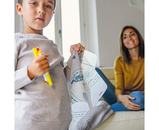 Набор из коврика-раскраски и 4 маркеров Bimbi, Guzzini, изображение 3