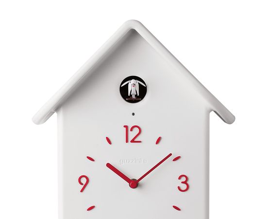 Часы с кукушкой QQ, белые, Guzzini, изображение 2