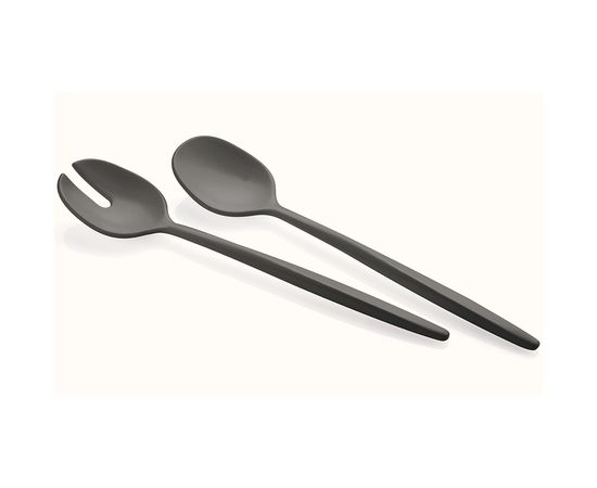 Приборы для салата Tierra, черные, 2 шт., Guzzini