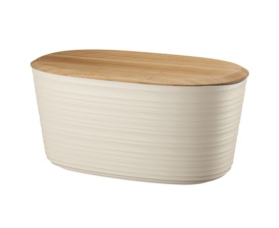 Хлебница с бамбуковой крышкой Tierra, 10 л, бежевая, Guzzini