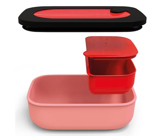 Ланч-бокс On The Go, 900 мл, красный, Guzzini, изображение 4