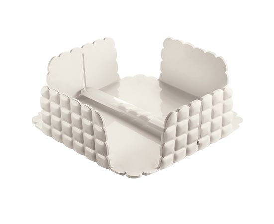 Салфетница квадратная, Tiffany, молочно-белая, Guzzini