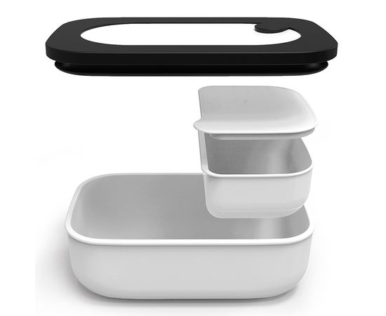 Ланч-бокс On The Go, 900 мл, белый, Guzzini, изображение 3