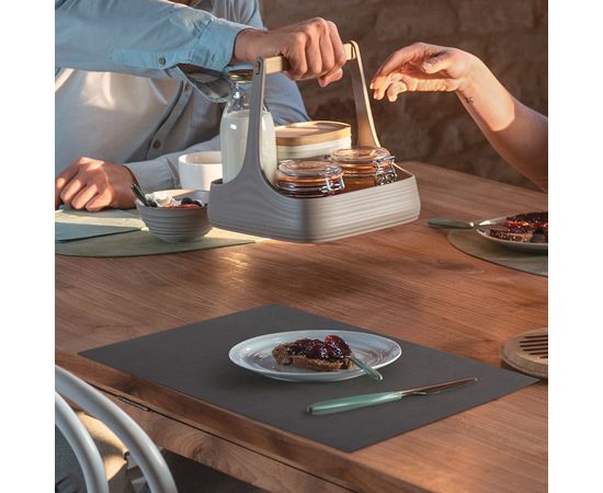 Салфетка подстановочная двухсторонняя Nature, черная, Guzzini, изображение 2