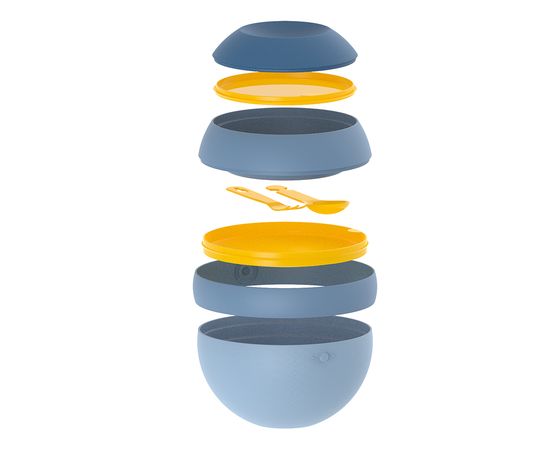 Ланч-бокс для салатов Zero Chilled, синий, Guzzini, изображение 2