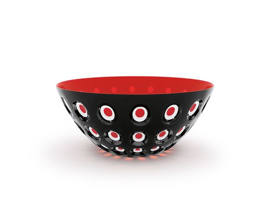 Салатник Le Murrine, 25 см, черный, Guzzini