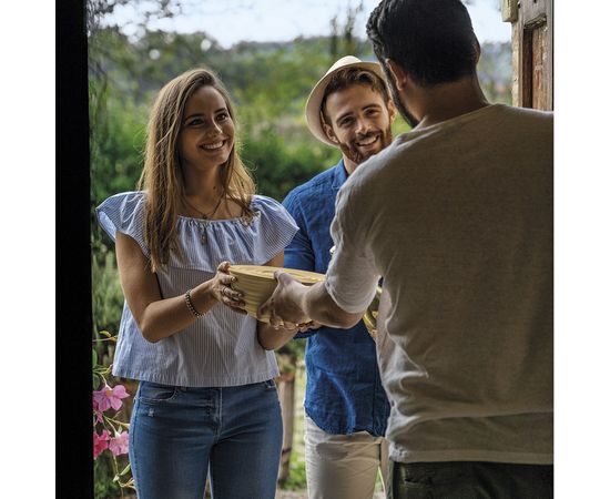 Миска с крышкой Tierra, 25 см, зеленая, Guzzini, изображение 3